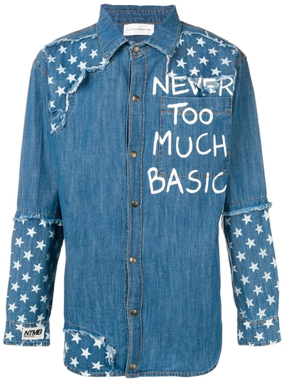 Faith Connexion Denim Shirt In Blue
