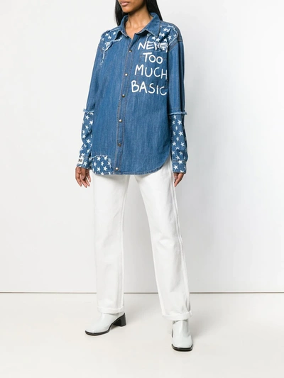 Faith Connexion Denim Shirt In Blue