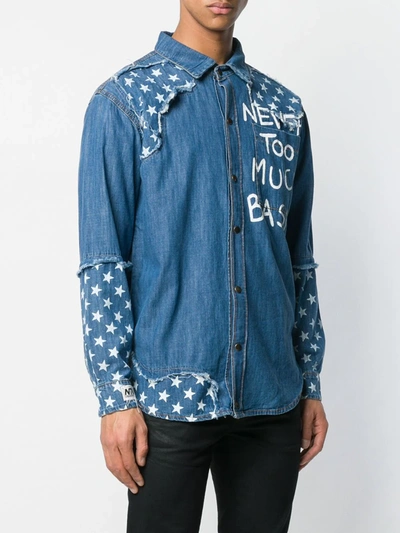 Shop Faith Connexion Denim Shirt In Blue