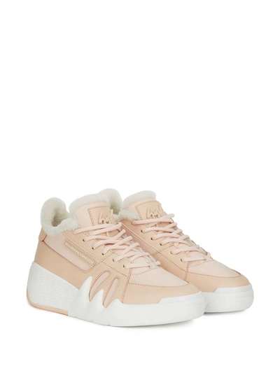 Shop Giuseppe Zanotti Talons Chunky-sole Sneakers In Pink