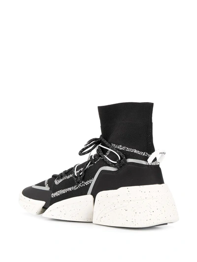 Shop Kenzo K-sock Sneakers In Black