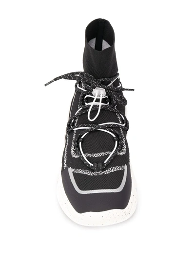 Shop Kenzo K-sock Sneakers In Black