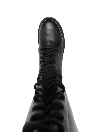 Le Silla Ranger Lace-up Boots In Black