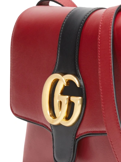 Shop Gucci Arli Medium Size Shoulder Bag In Red