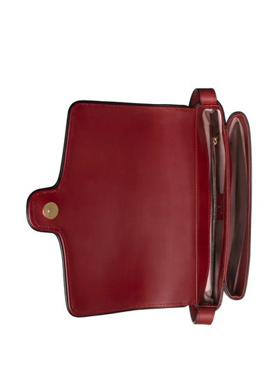 Shop Gucci Arli Medium Size Shoulder Bag In Red