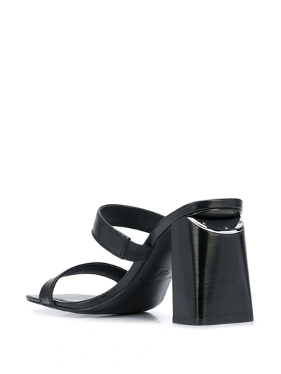 Shop Alexander Wang Hayden Block Heel Sandals In Black
