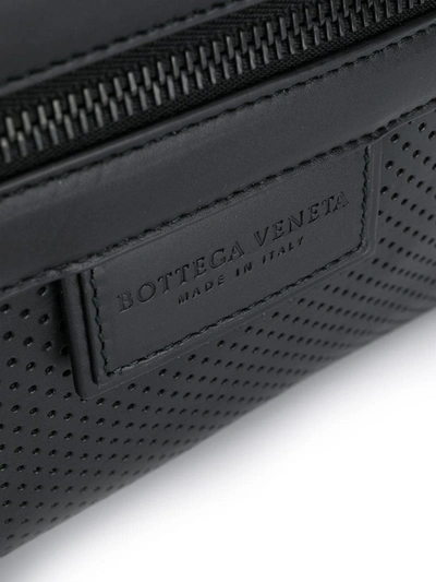 Shop Bottega Veneta Leggero Belt Bag In Black