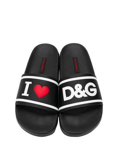 Shop Dolce & Gabbana Saint Barth Slides In 8b438