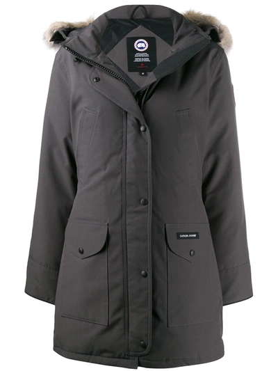 Shop Canada Goose Parka Coat In Grey