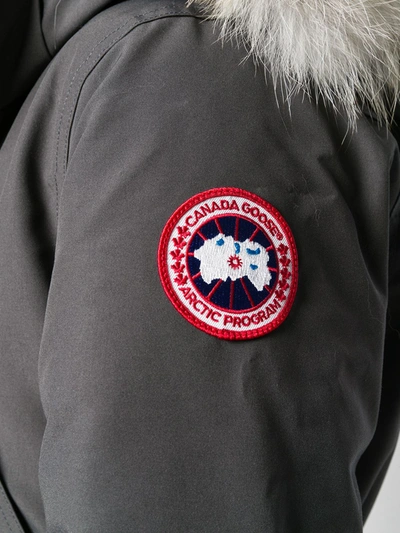 Shop Canada Goose Parka Coat In Grey