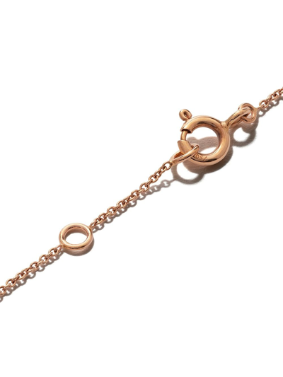 Shop As29 18kt Rose Gold Mye Pear Beading Pave Diamond Bracelet