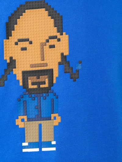 Shop Mostly Heard Rarely Seen 8-bit Foshizz Sweatshirt In Blue