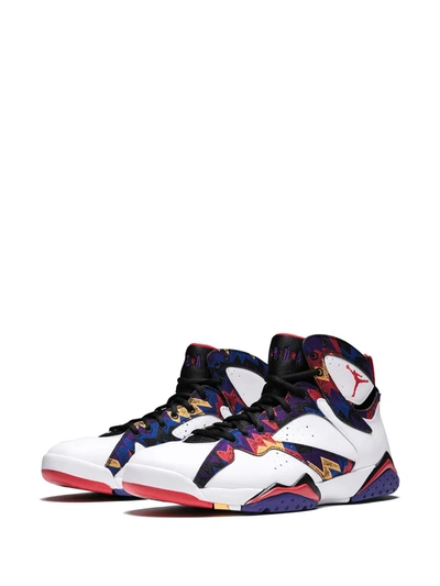 JORDAN AIR JORDAN 7 RETRO SNEAKERS - 白色