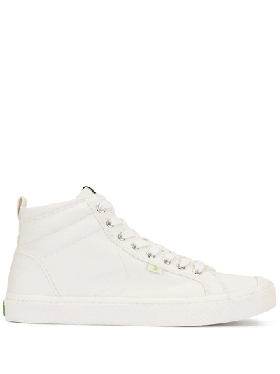 Shop Cariuma Oca Canvas High-top Sneakers In White