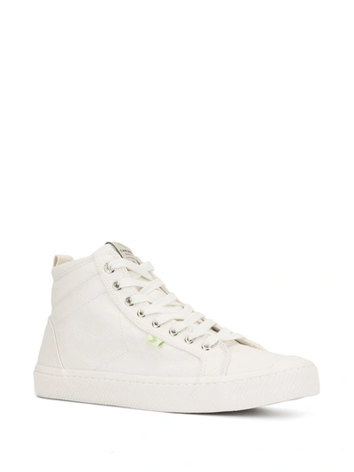 Shop Cariuma Oca Canvas High-top Sneakers In White