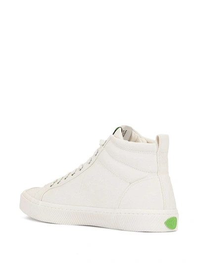 Shop Cariuma Oca Canvas High-top Sneakers In White