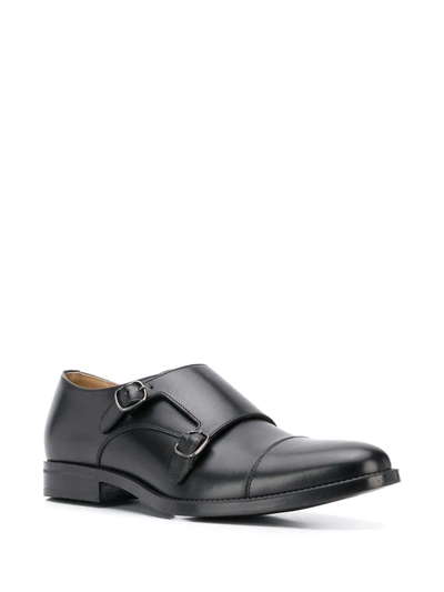 Scarosso Monk Strap Shoes In Black