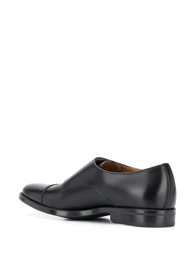 Scarosso Monk Strap Shoes In Black