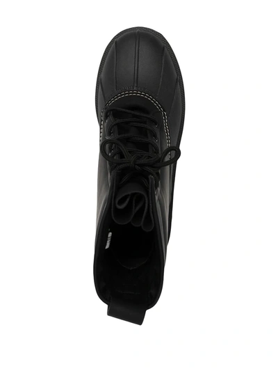 Suicoke Alal Lace-up Ankle Boots In Black