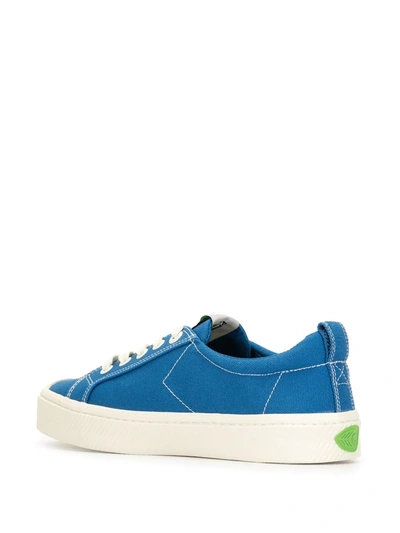 Shop Cariuma X Pantone Oca Low-top Canvas Sneakers In Blue