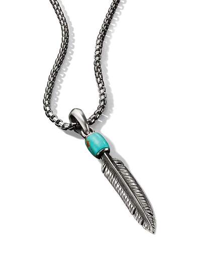 Shop David Yurman Southwest Feather Enhancer In Ssbtx