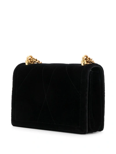 Shop Dolce & Gabbana Devotion Shoulder Bag In Black