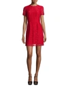 MICHAEL MICHAEL KORS Short-Sleeve Fitted Lace Dress