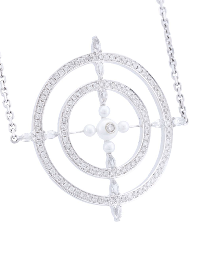 Anissa Kermiche Eye For An Eye Choker In Grey