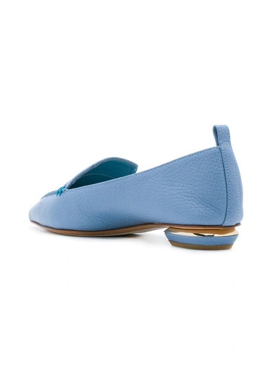 Shop Nicholas Kirkwood 18mm Beya Loafers In Blue