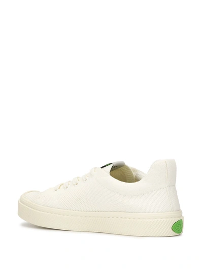 Shop Cariuma Ibi Low-top Knit Sneakers In White