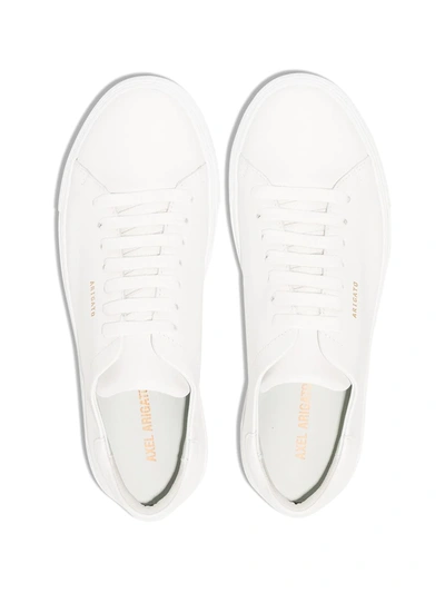 Shop Axel Arigato Clean 90 Low-top Sneakers In White