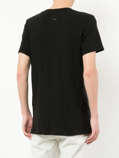Rag & Bone Classic Crewneck Slim Fit Cotton T-shirt In Black