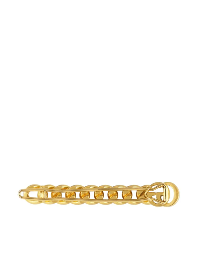 Shop Gucci Gg Hair Slide In Gold