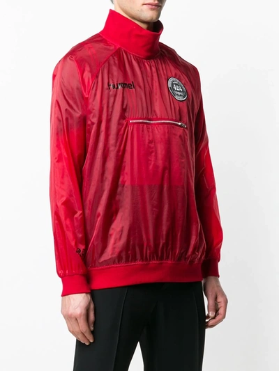 Shop 424 Hummel Ii Spray Jacket In Red