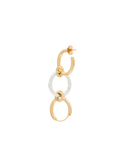 Shop Charlotte Chesnais Three Lovers Earring In Gold