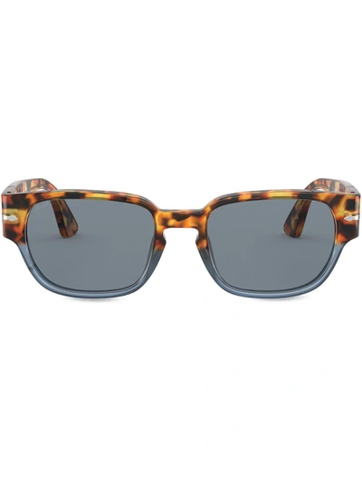 Shop Persol Two Tone Sunglasses In Brown