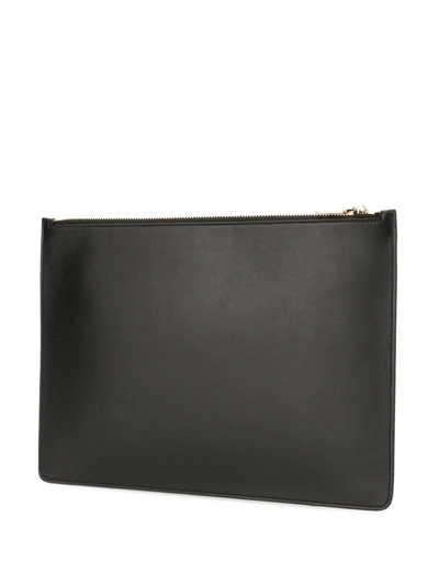 Shop Dolce & Gabbana Envelope Travel Clutch In Black