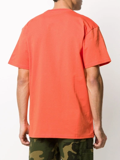 Shop Carhartt Jersey T-shirt In Orange