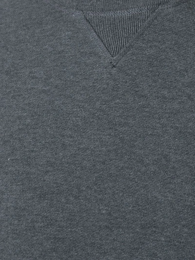 Shop Thom Browne Engineered 4-bar Jersey Sweatshirt In Grey