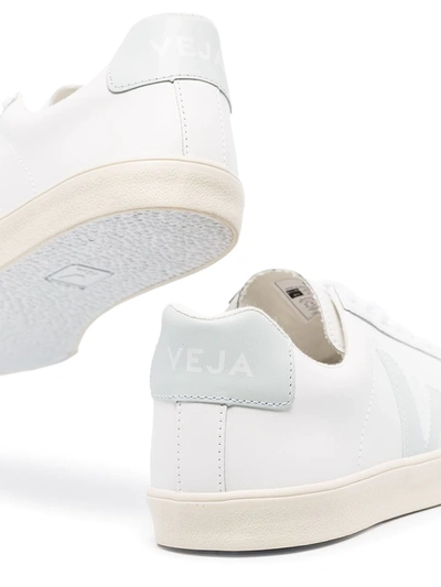 Shop Veja Esplar Logo Sneakers In White