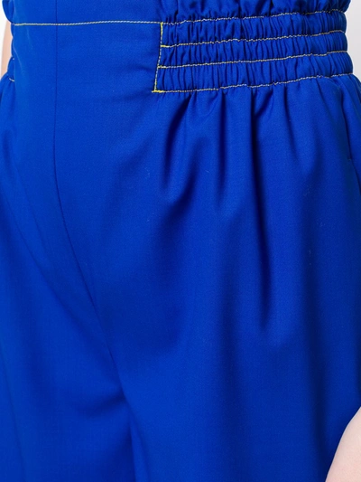 Shop Agnona Straight-leg Trousers In Blue