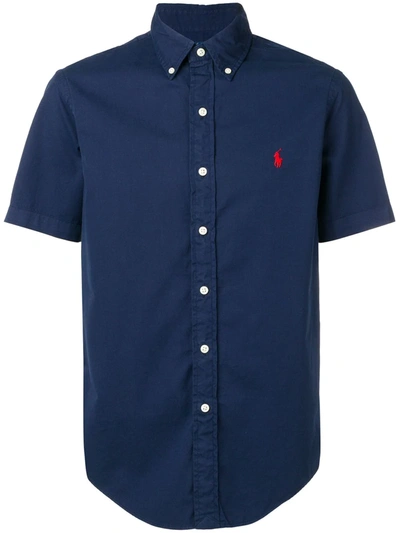 Shop Polo Ralph Lauren Button Down Shirt In Blue