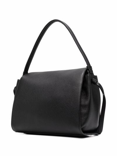 Shop Tom Ford Medium Padlock Tote Bag In Black