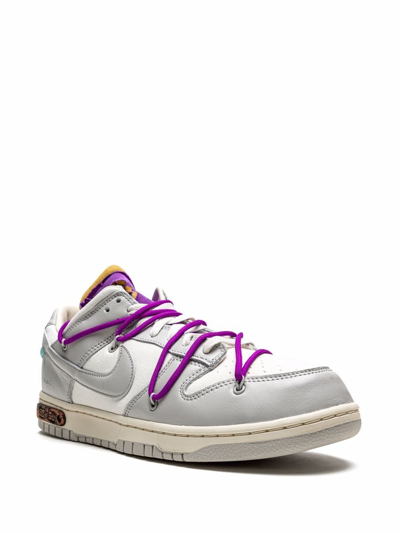 Nike X Off-white Dunk Low Sneakers In Grey