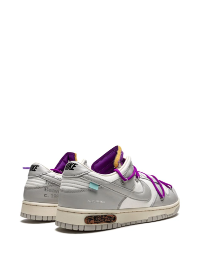 Nike X Off-white Dunk Low Sneakers In Grey