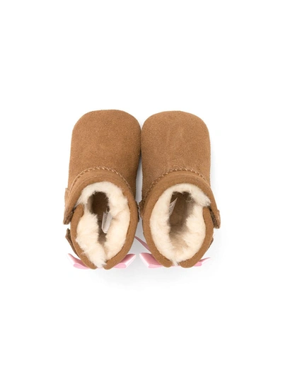 Shop Ugg Shearling Ankle Boots In Brown