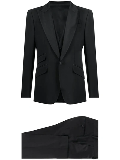 Shop Dolce & Gabbana Three-piece Suit In Black