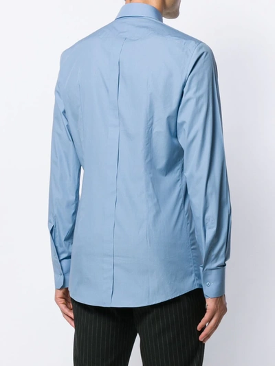 Shop Dolce & Gabbana Long Sleeves Shirt In Blue