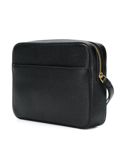 Thom Browne Textured Zip Pouch In Black