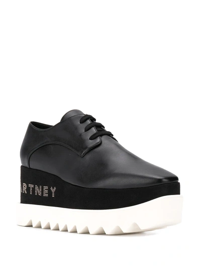 Stella Mccartney Lace-up Elyse In Black